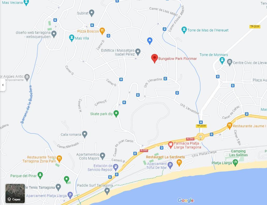 Acogedor Bungalow Park Florimar Tarragona Ngoại thất bức ảnh