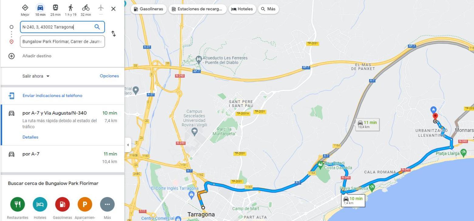 Acogedor Bungalow Park Florimar Tarragona Ngoại thất bức ảnh